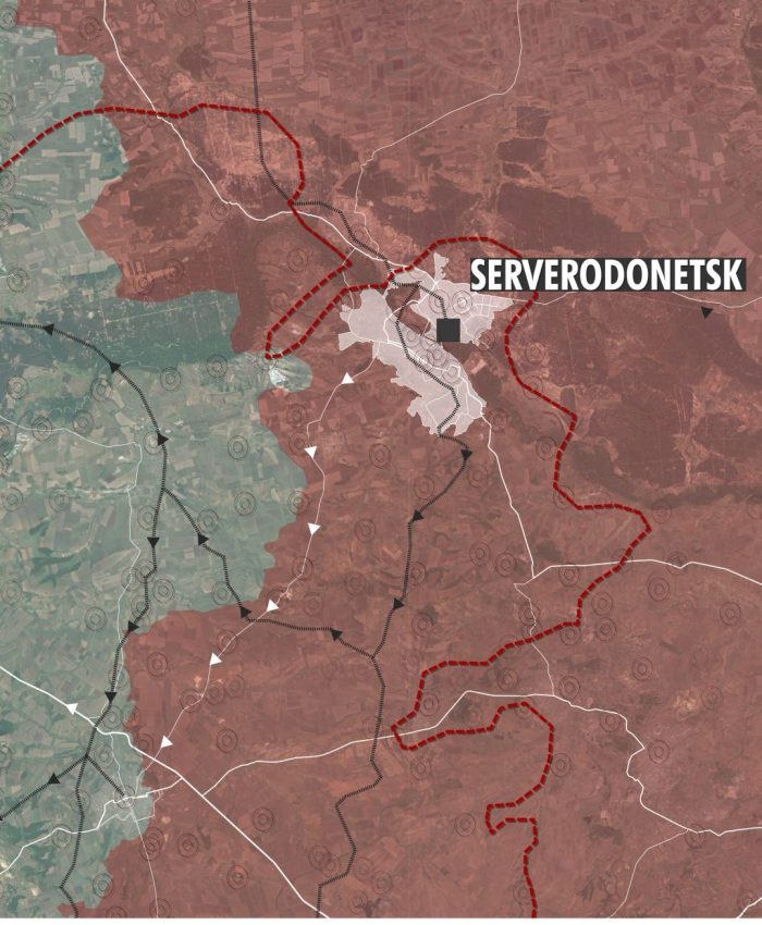 Les évacués de Severodonetsk